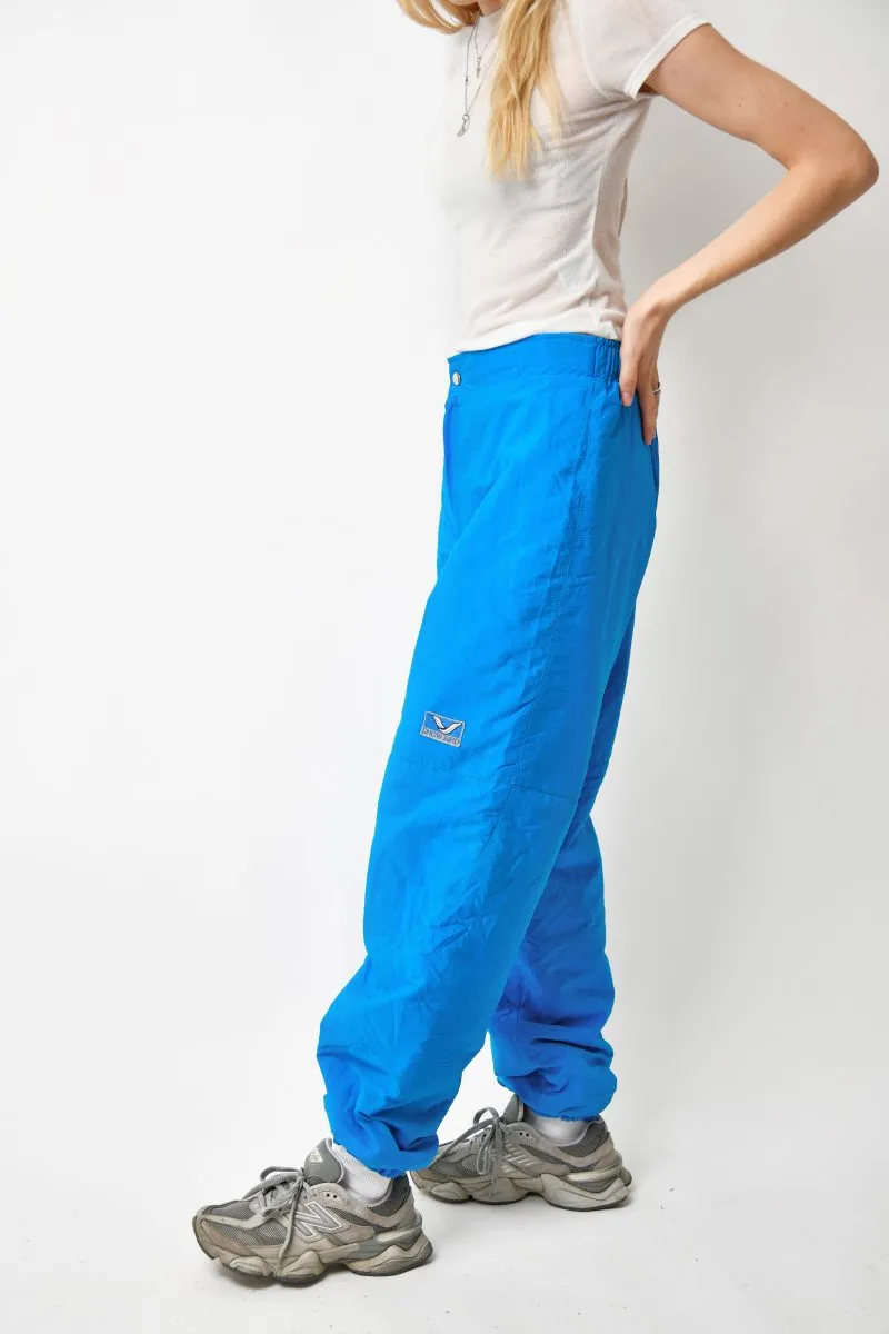 90s sports windbreaker pants