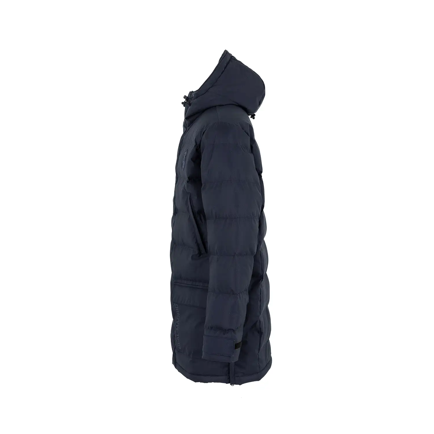 Abrigo Parka Largo Outerwear Niños Acolchada Azul