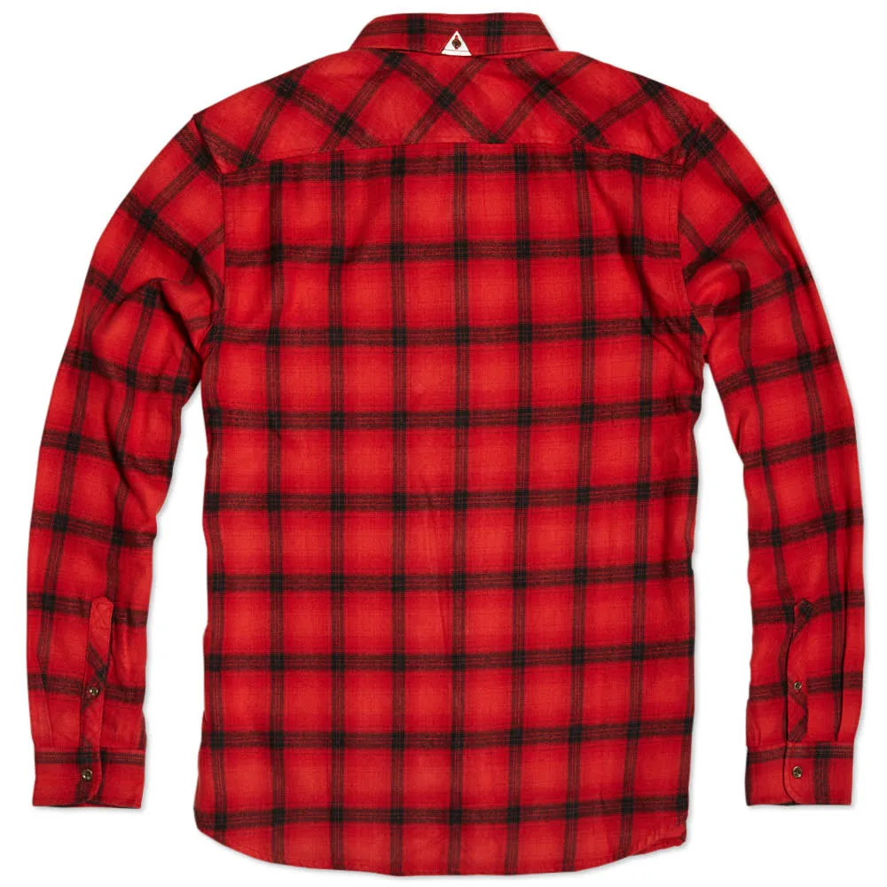 Adidas Flannel ShirtUniversity Red