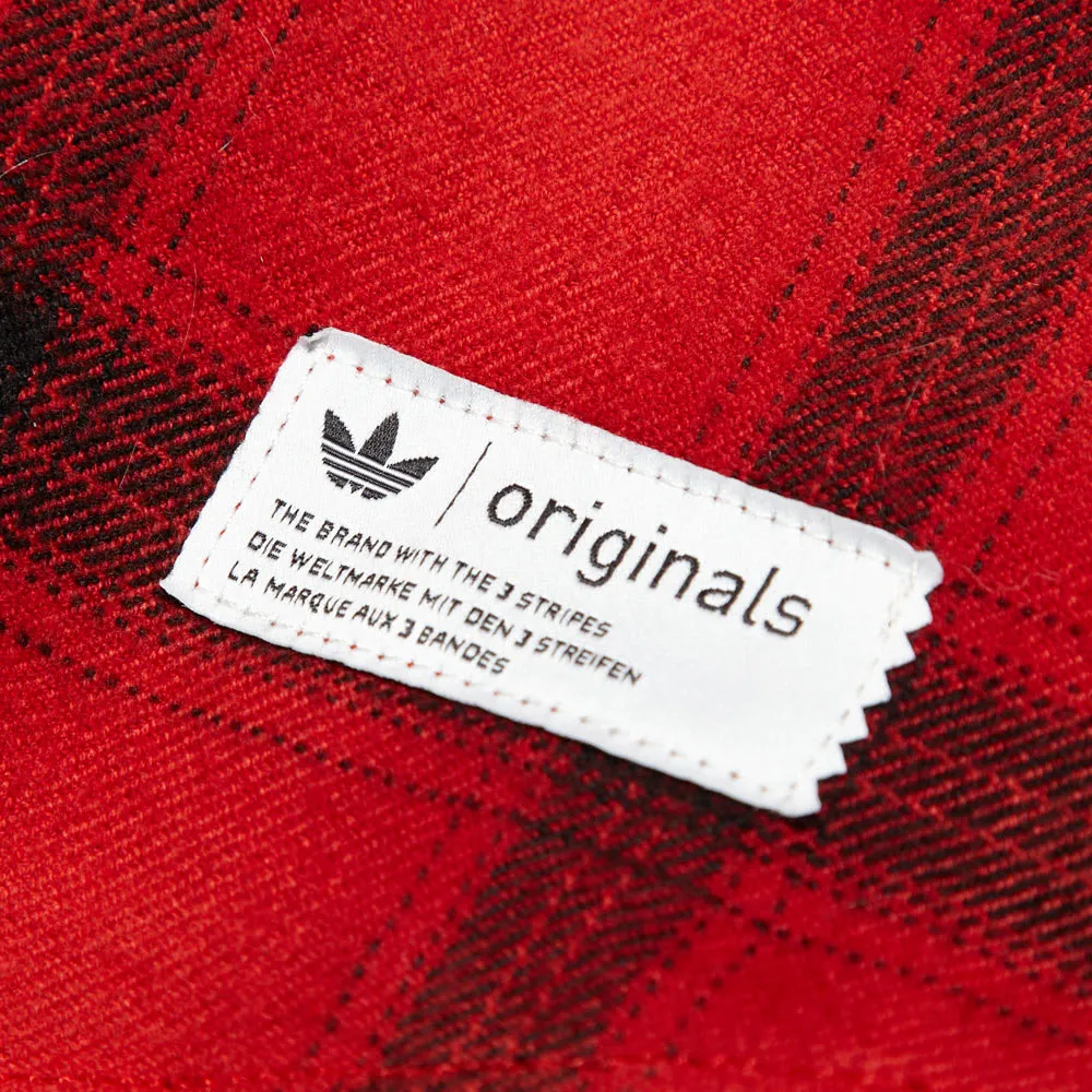 Adidas Flannel ShirtUniversity Red