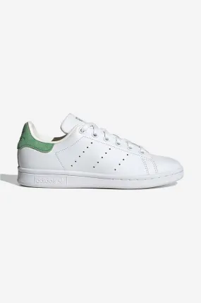 adidas Originals leather sneakers HQ1854 Stan Smith J white color