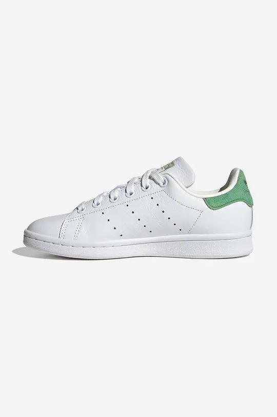 adidas Originals leather sneakers HQ1854 Stan Smith J white color