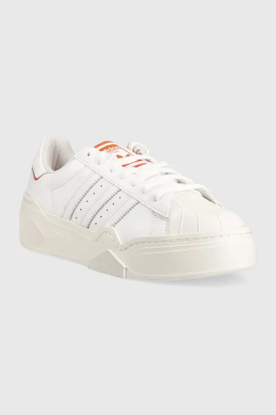 adidas Originals leather sneakers Superstar Bonega 2B white color