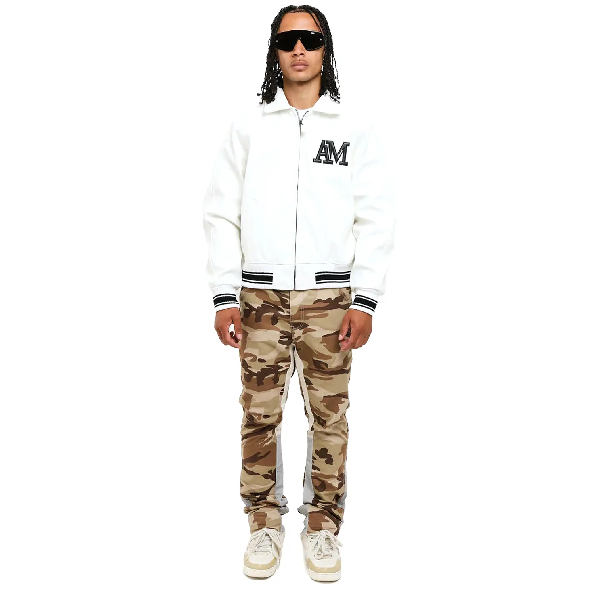 Amicci Baggio Flare Cargo Pants Camo