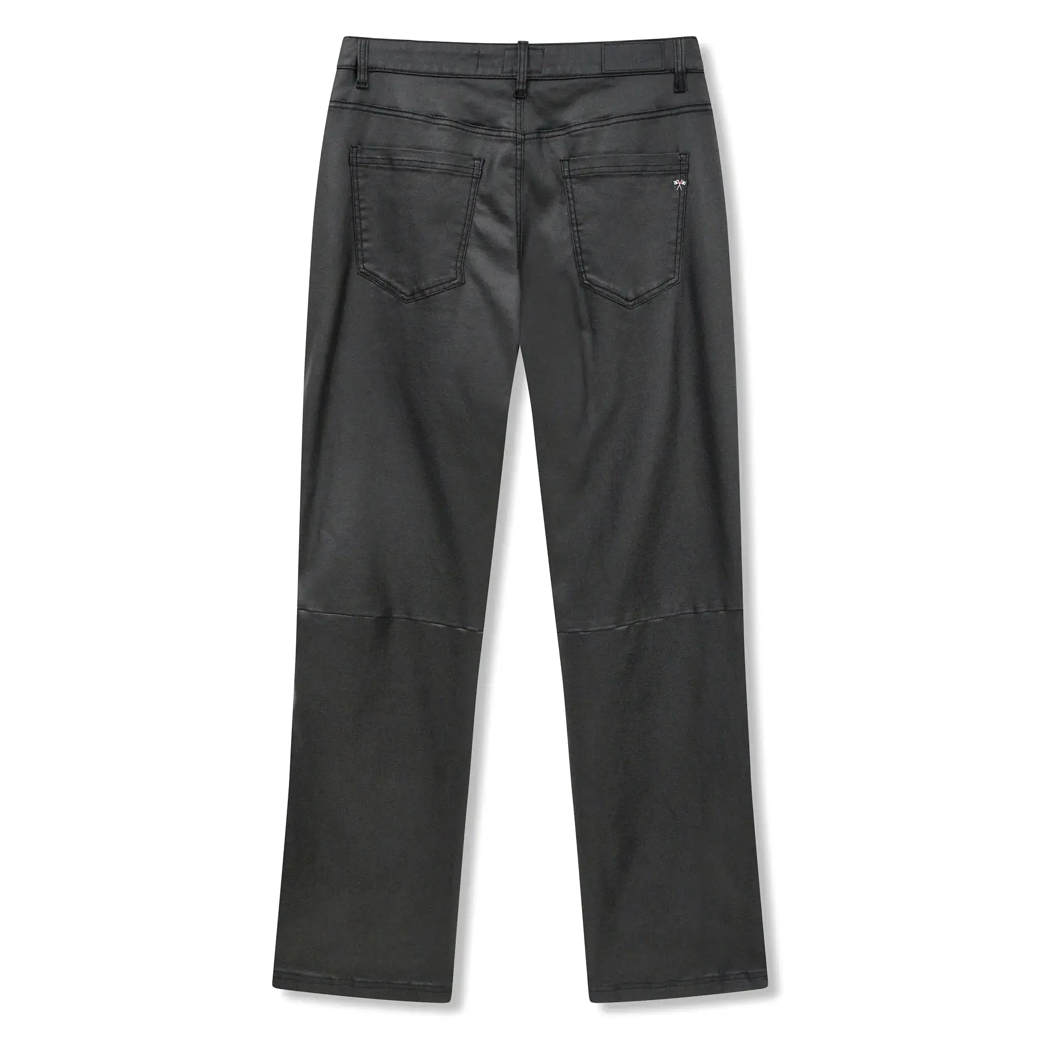 Amicci Manzoni Coated Flare Pants Black