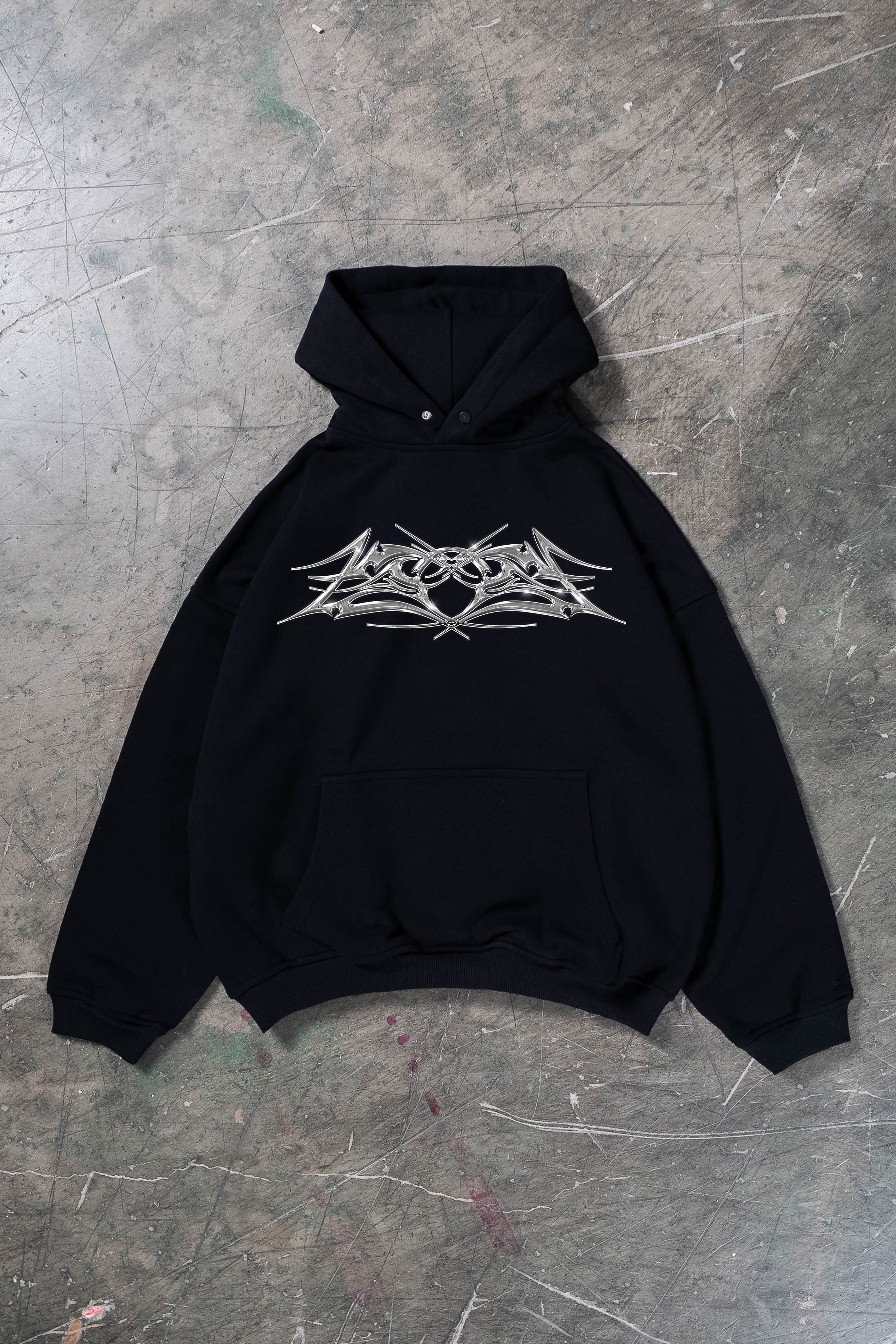 AURA BLACK HOODIE