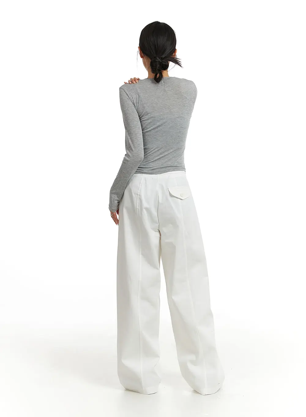 Basic Wide-Fit Pants CJ431