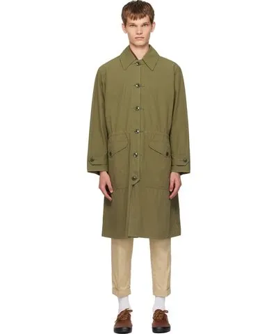 BEAMS PLUS Khaki Military Coat