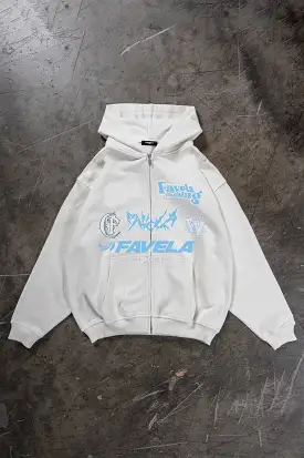 BEST OF 23 VANILLA/OFF WHITE FRONTZIP