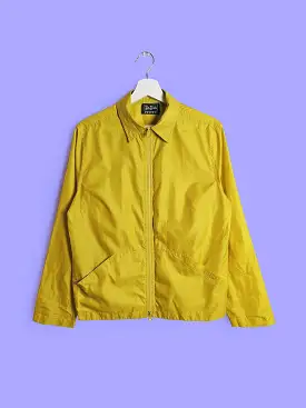 BETTY BARCLAY Y2K Paper-thin Windbreaker Chartreuse - size M-L / GB 16 / F 44