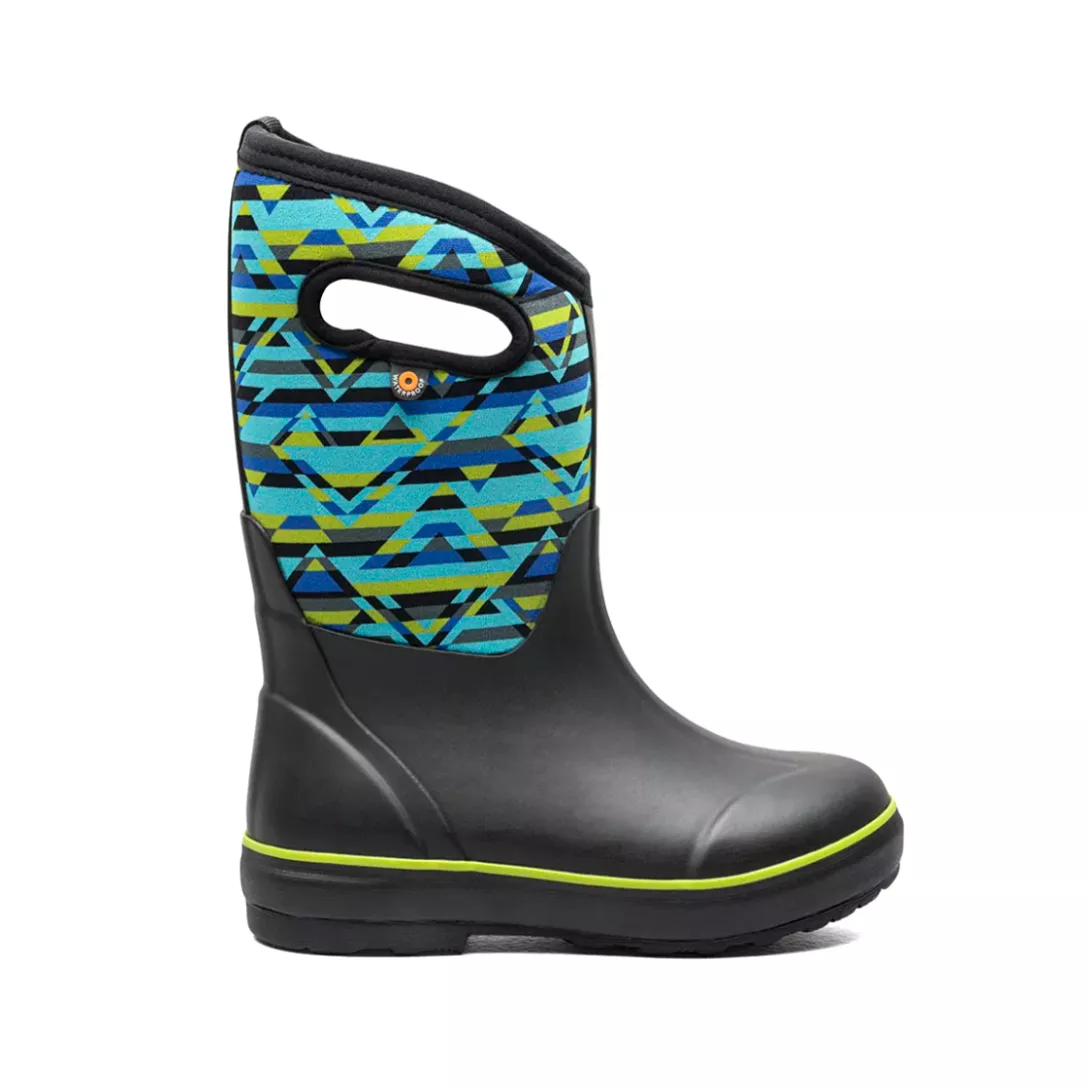 BOGS Black Multi Mountain Geo Classic Boots