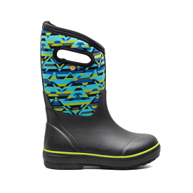 BOGS Black Multi Mountain Geo Classic Boots