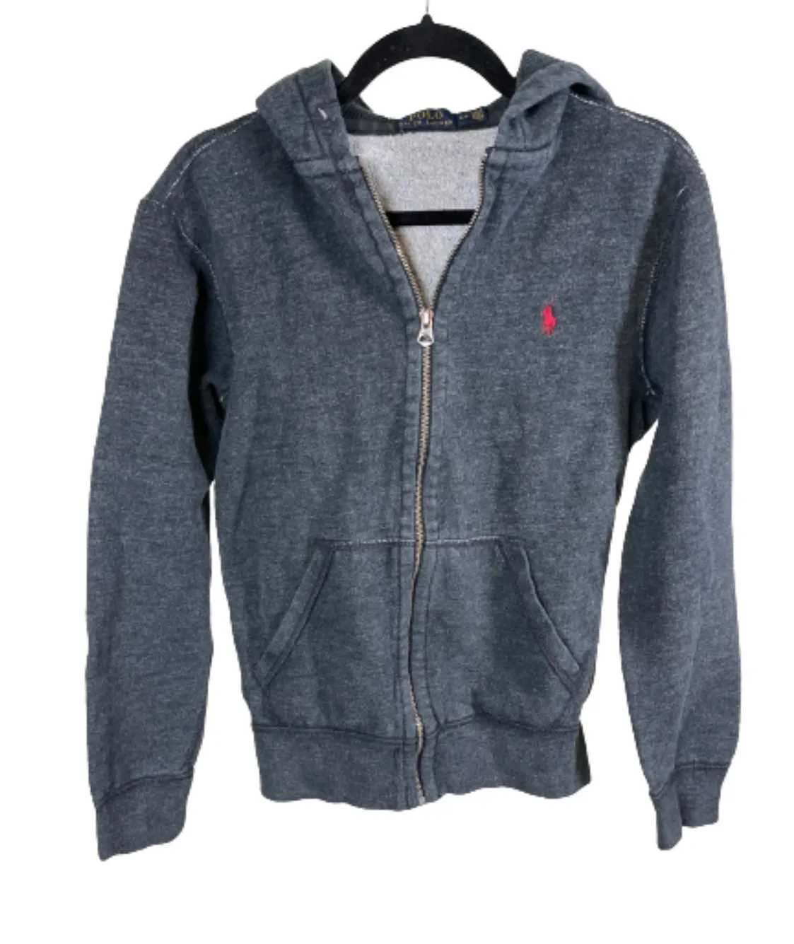 BONES: Hodgin’s Grey Ralph Lauren Zip Hoodie