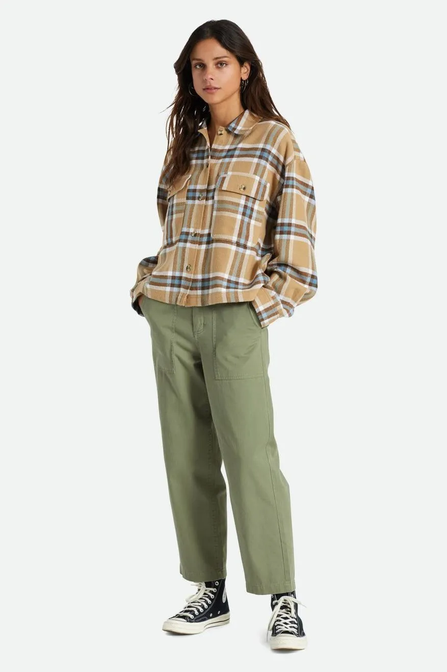 Bowery Women's L/S Flannel - Mojave