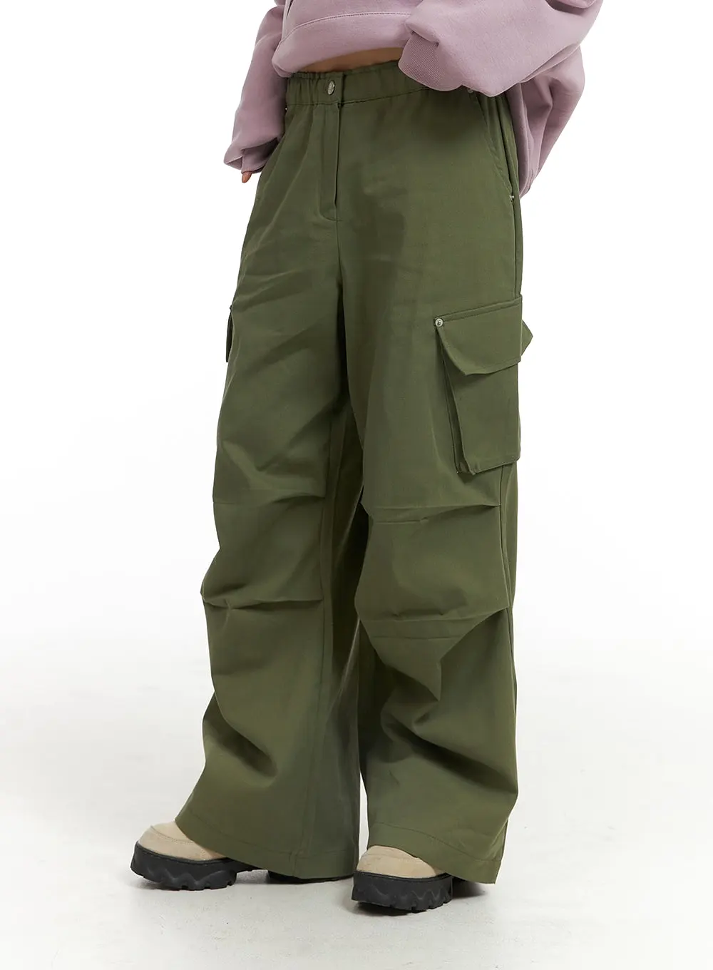 Cargo Straight Leg Pants CJ412