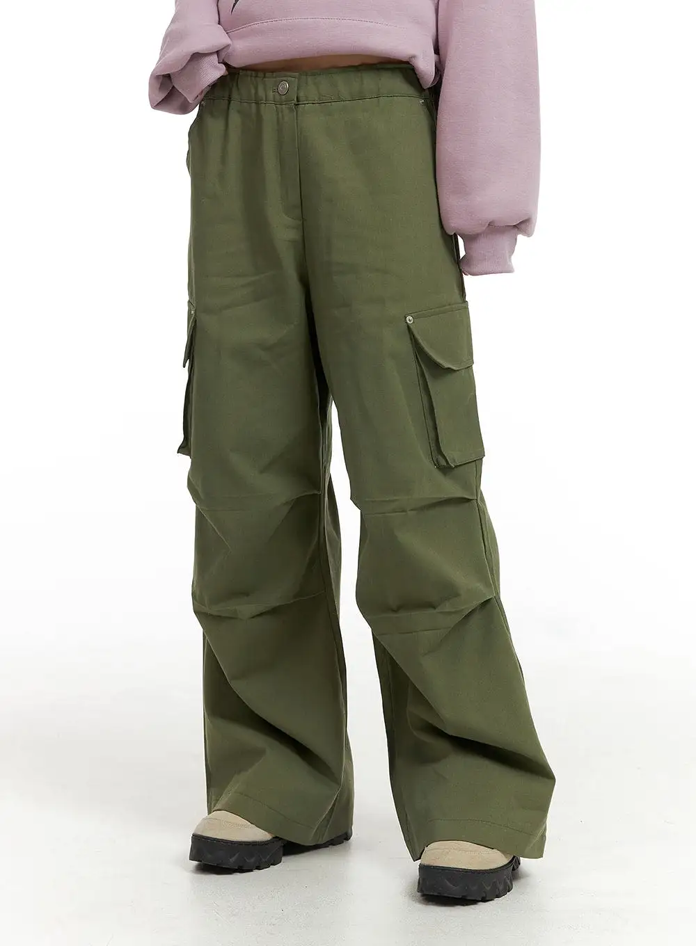 Cargo Straight Leg Pants CJ412