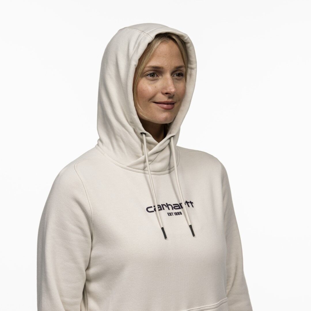 Carhartt Women's Force Relaxed Fit Lightweight Graphic Hoodie in Malt