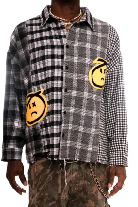 Chenille Boy Flannel Black