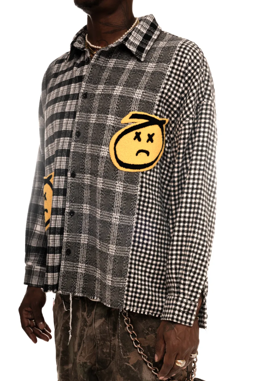 Chenille Boy Flannel Black