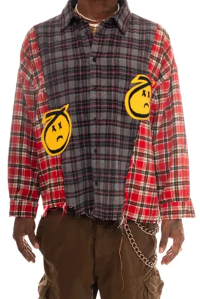 Chenille Boy Flannel Red