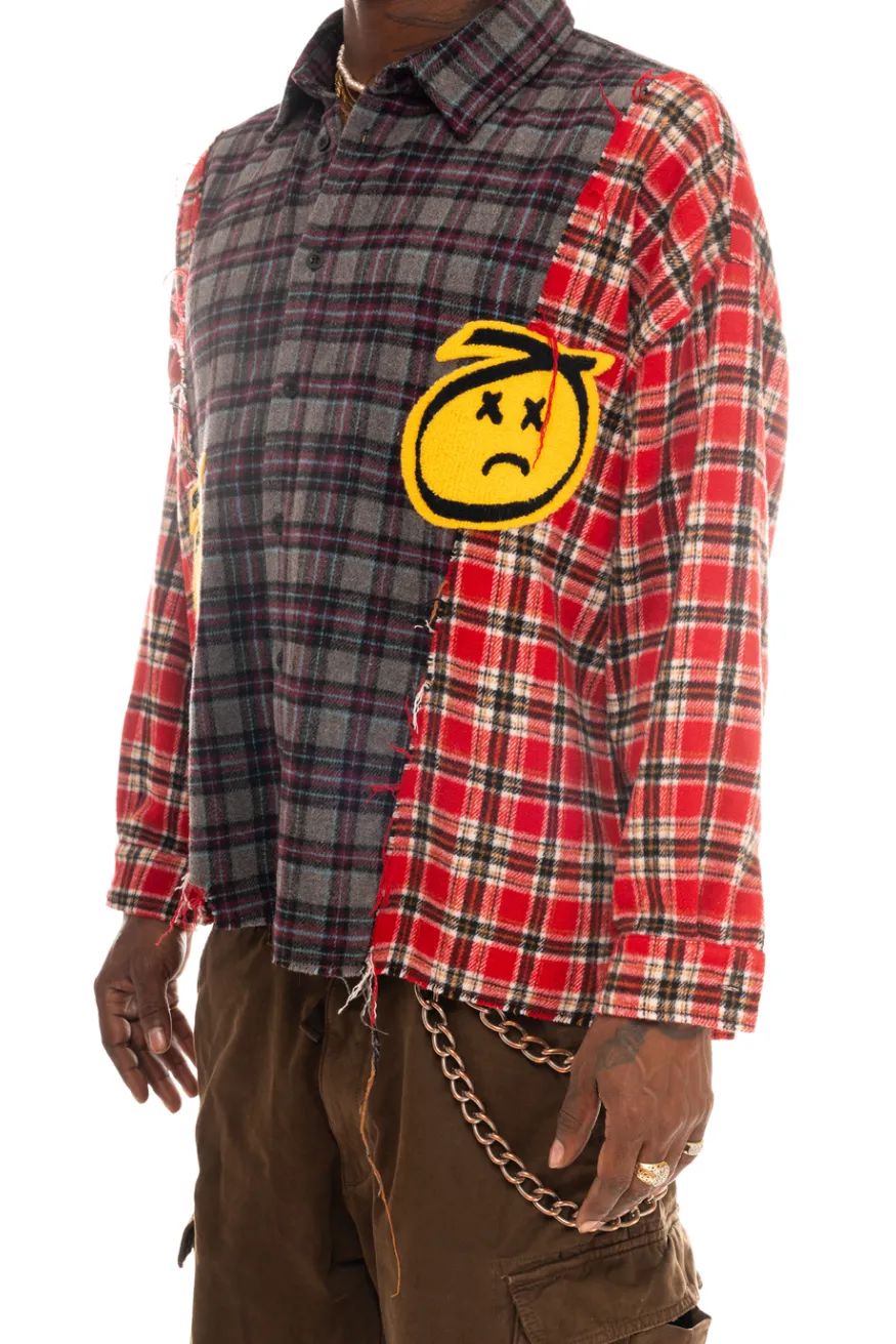 Chenille Boy Flannel Red