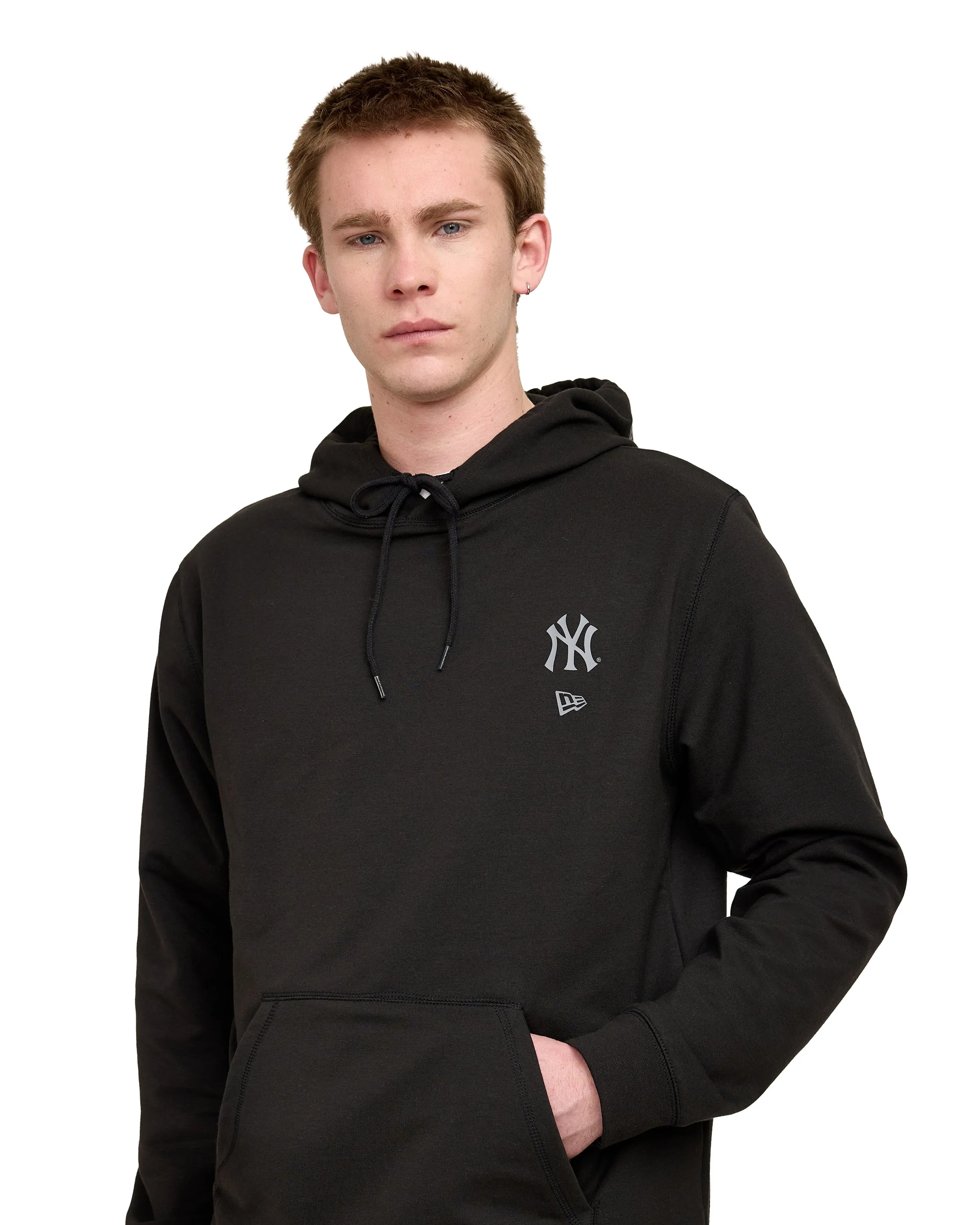 Chicago White Sox Logo Essentials Tonal Black Hoodie