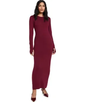 Chloe Kristyn Robbie Dress Cabernet L