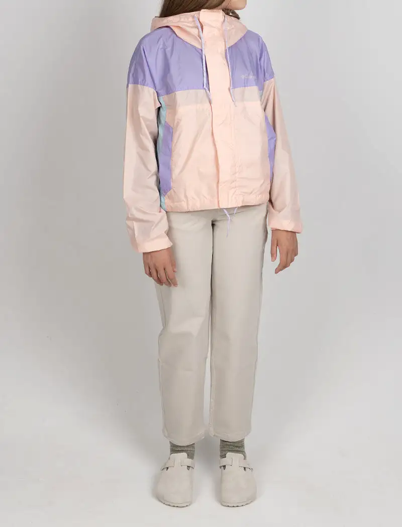 Columbia Flash Challenger Cropped Windbreaker Peach Blossom / Frosted