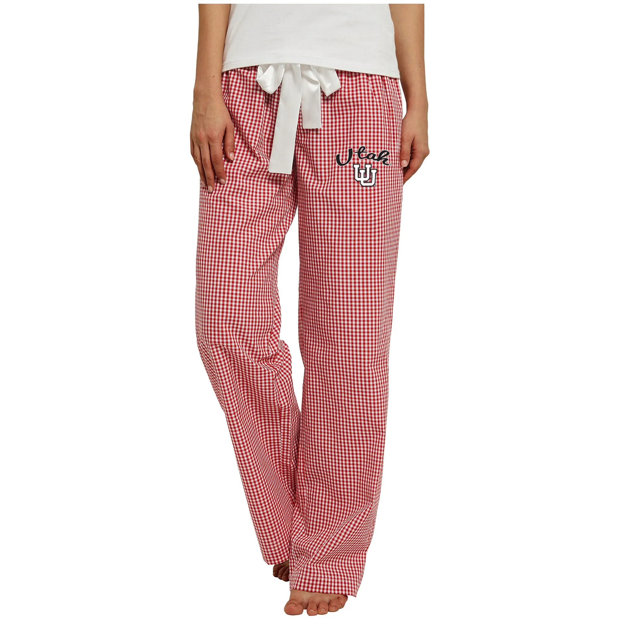 Concepts Sport Utah Utes Women's Red/White Tradition Lightweight Lounge Pants