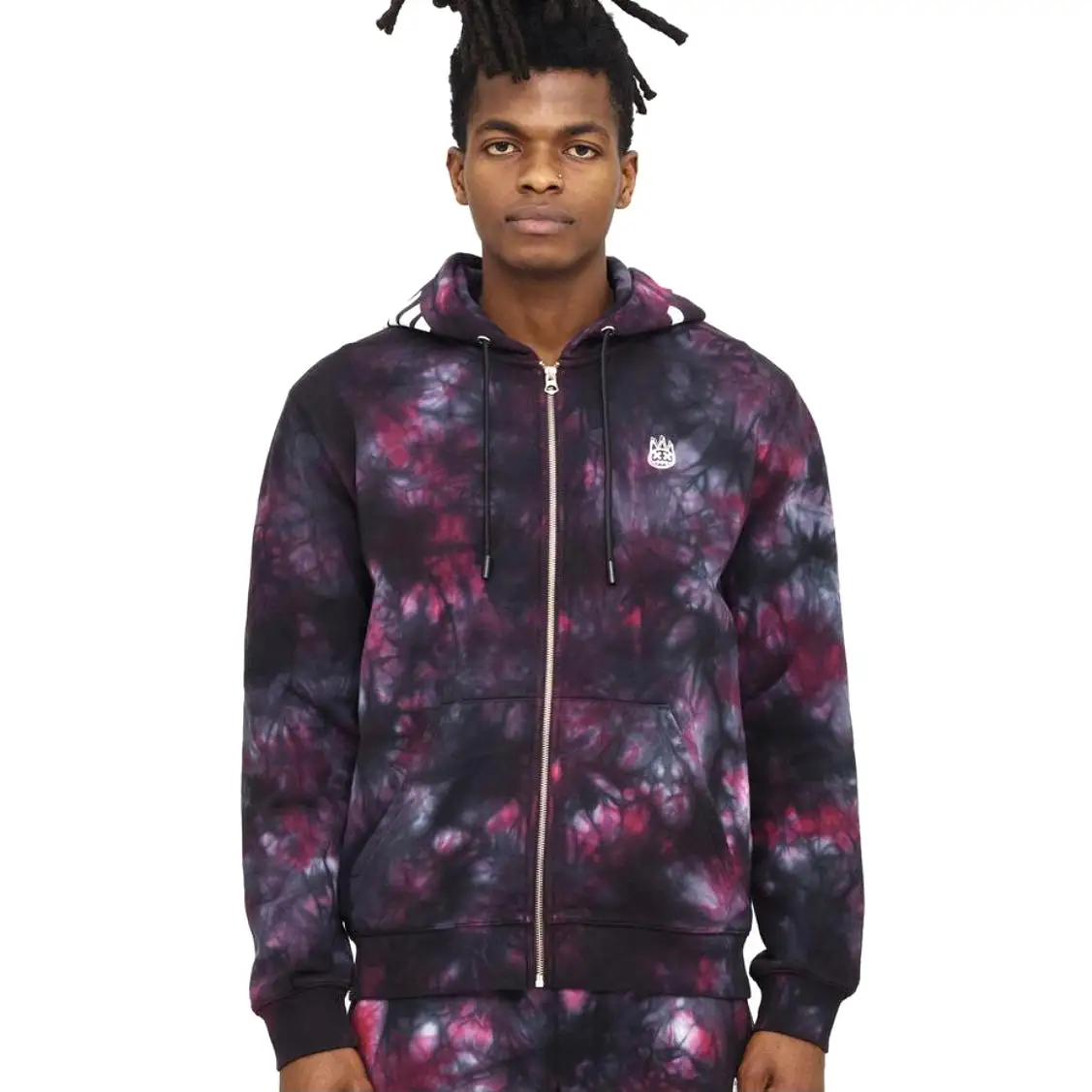 Cult Novelty Tie Dye Zip Hoodie