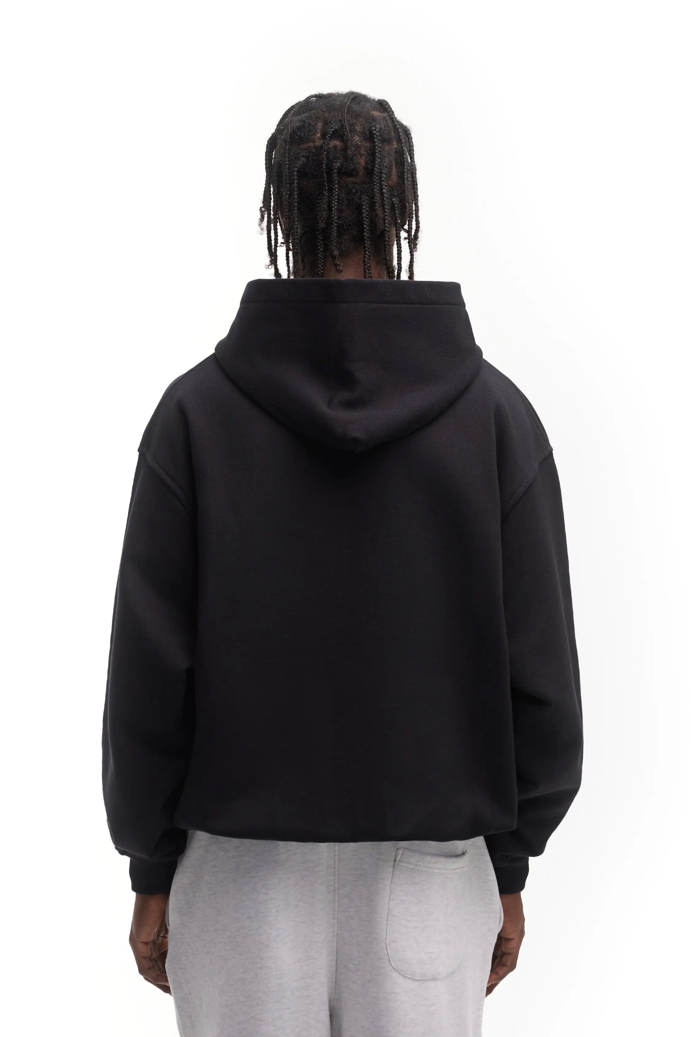 DARK NIGHT BLACK FRONTZIP