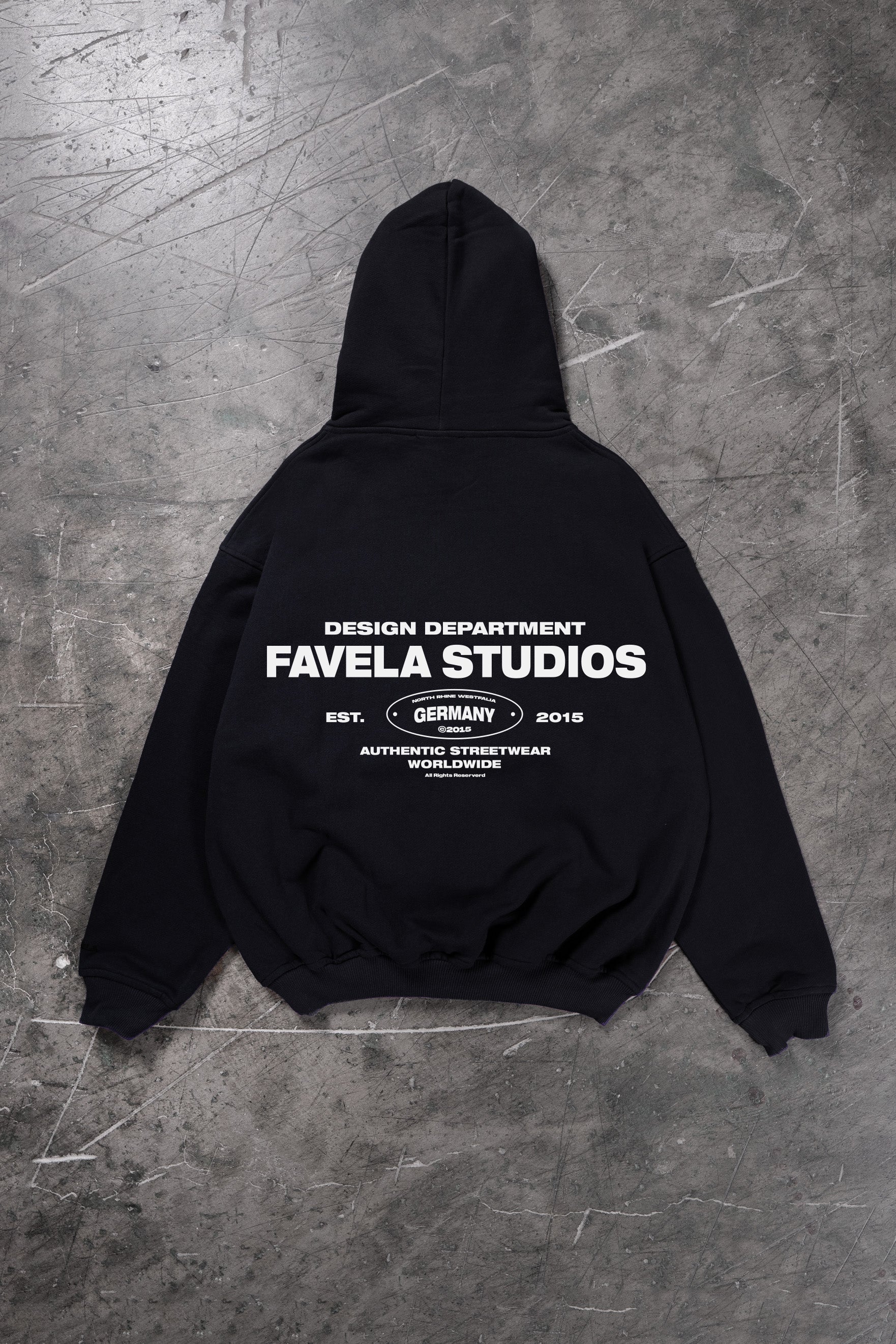 DESIGN DEPARTMENT BLACK HOODIE