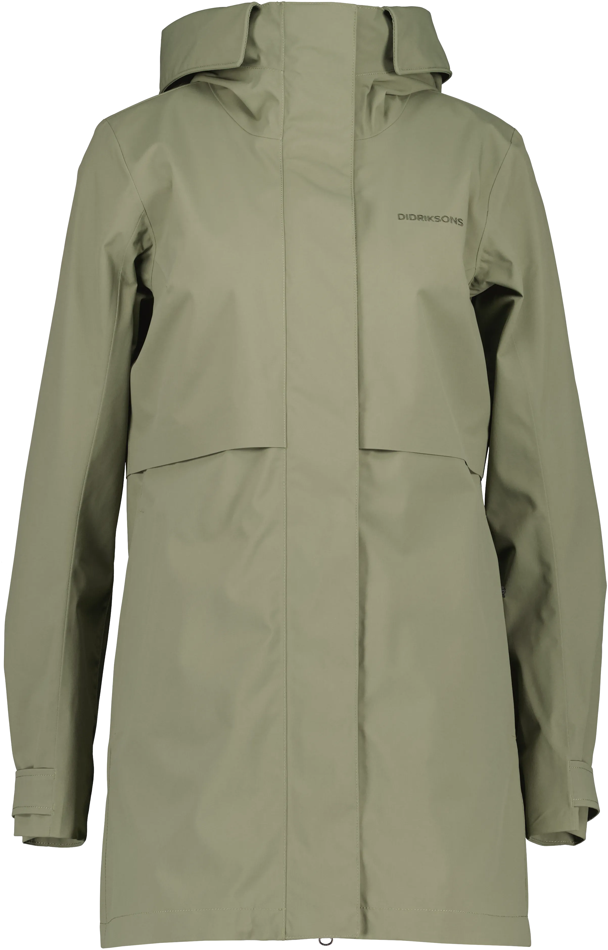 Didriksons Women's Edith Parka Dusty Olive | Buy Didriksons Women's Edith Parka Dusty Olive here | Outnorth