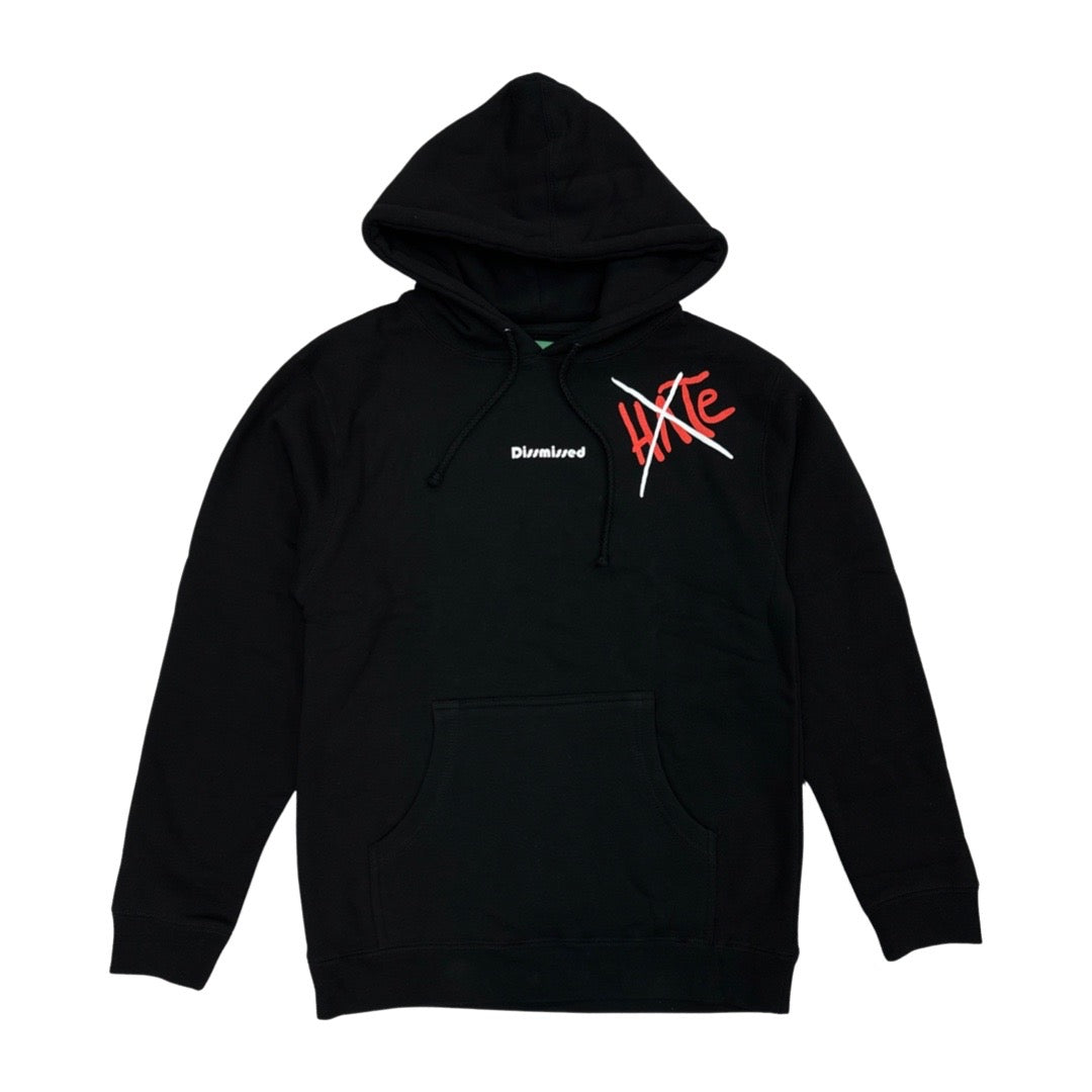 Dissmissed “No Hate” Black Hoodie