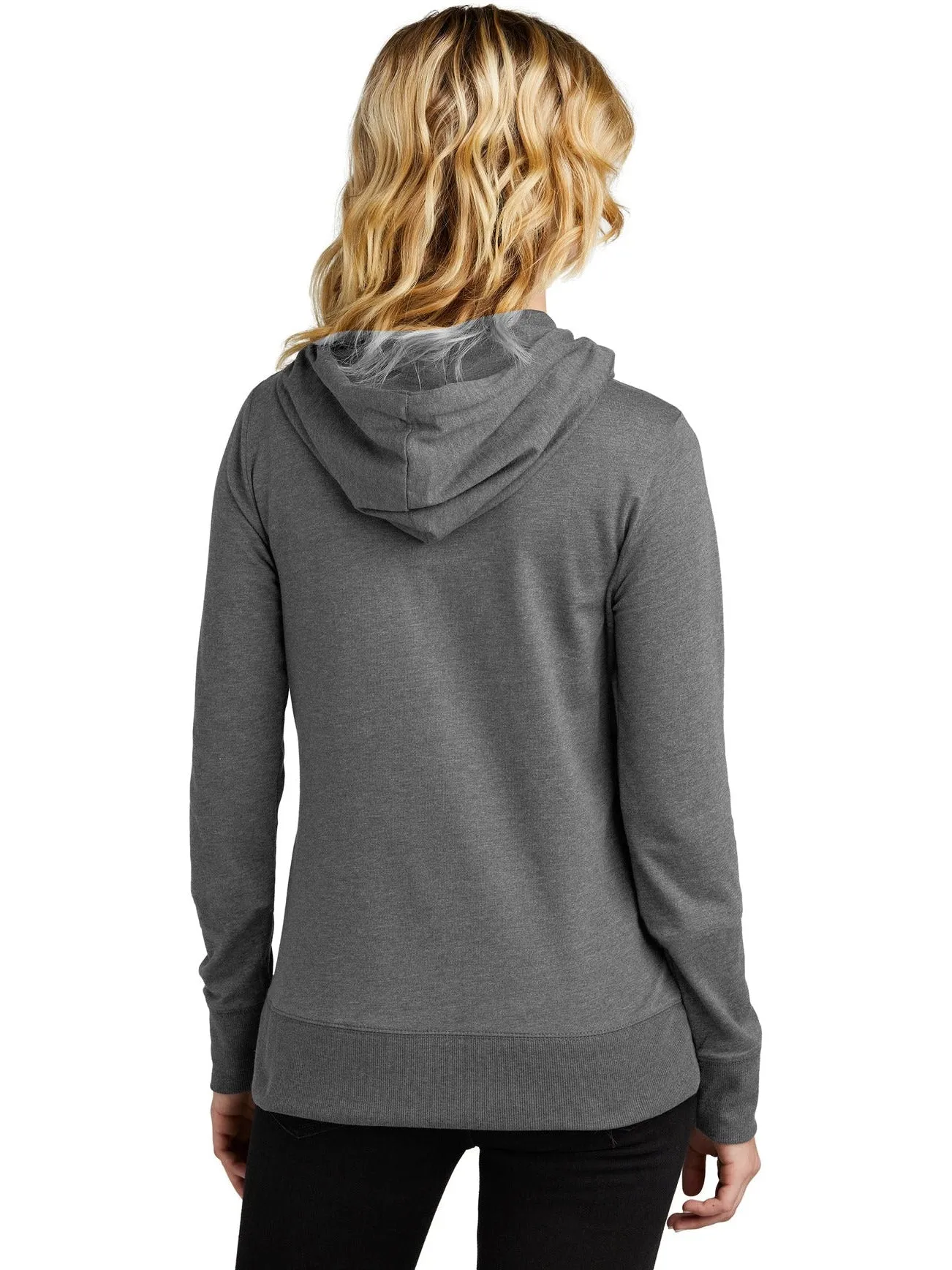 District Ladies Featherweight French Terry Full-Zip Hoodie