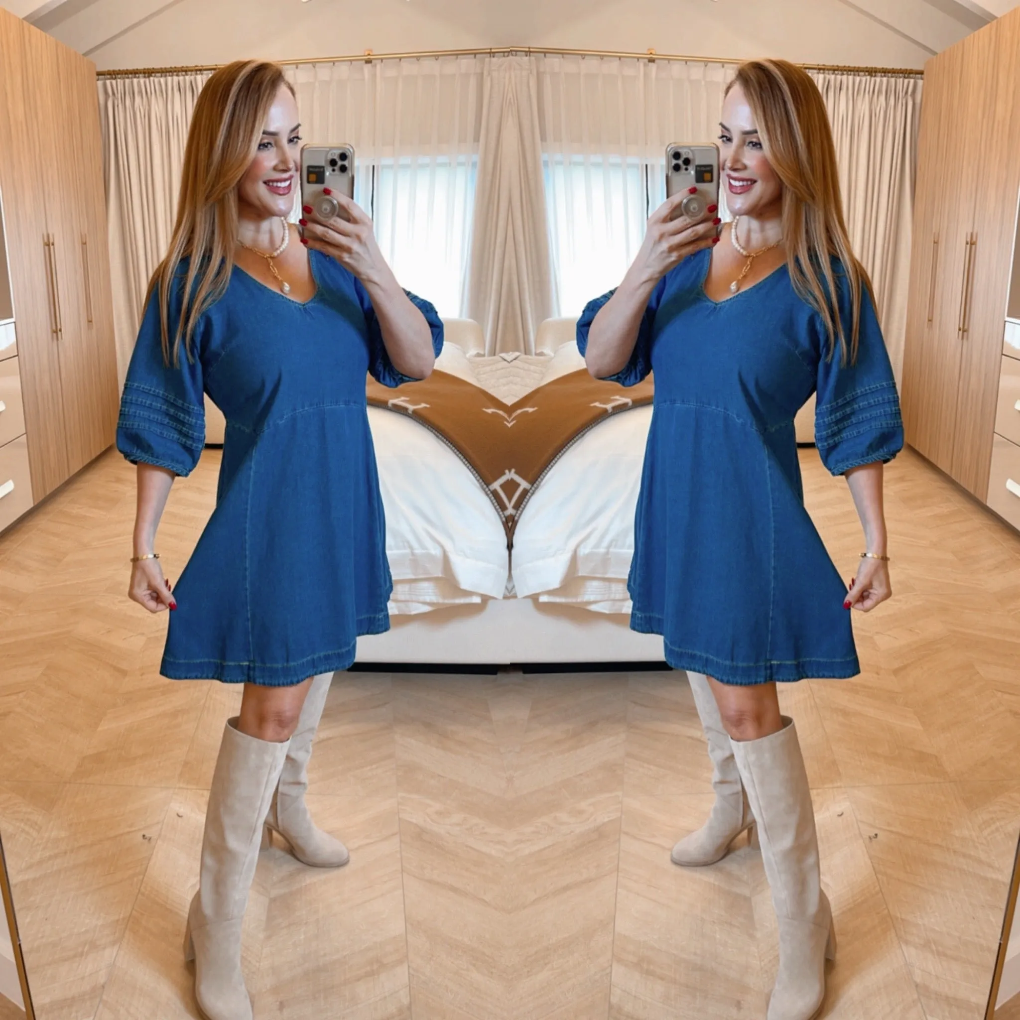 Dove Denim Dress