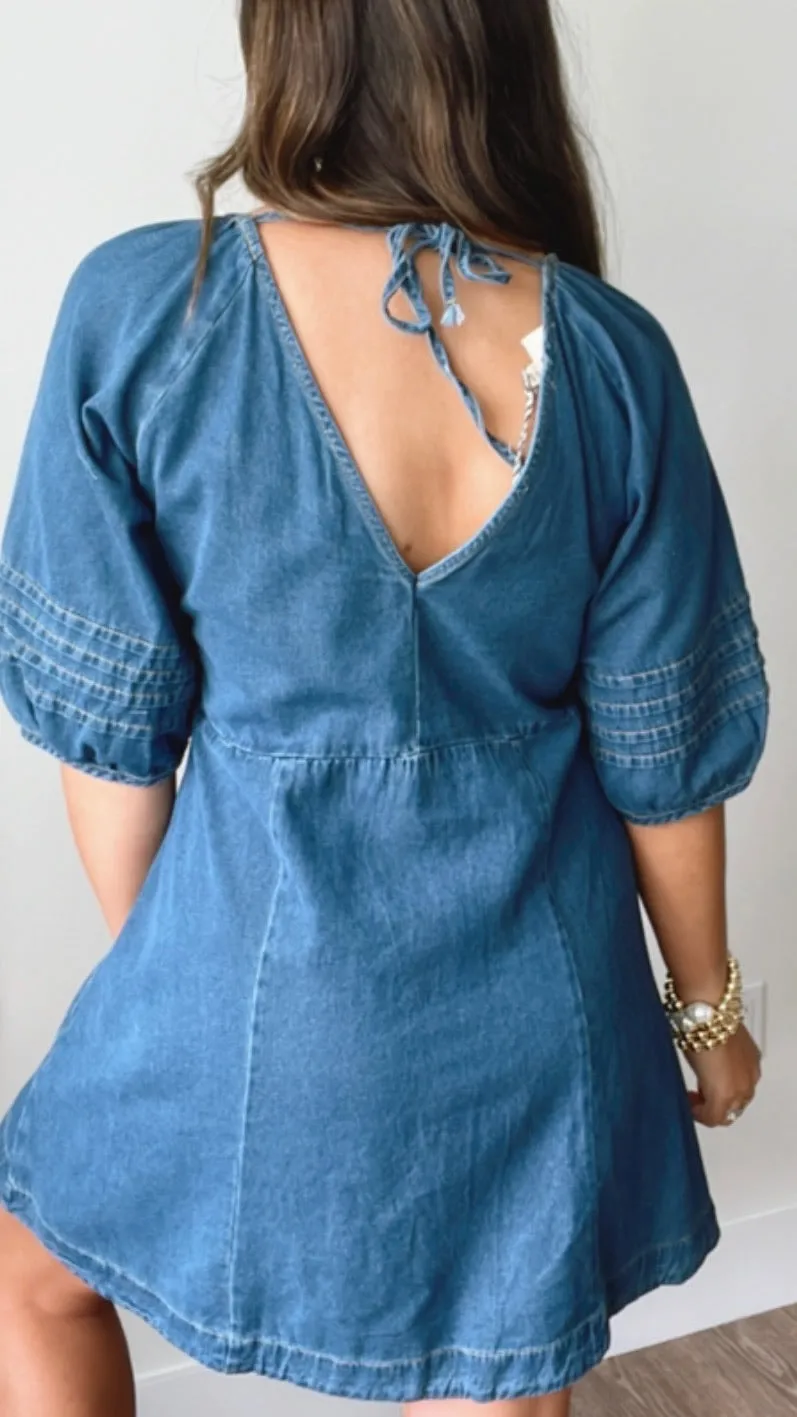 Dove Denim Dress