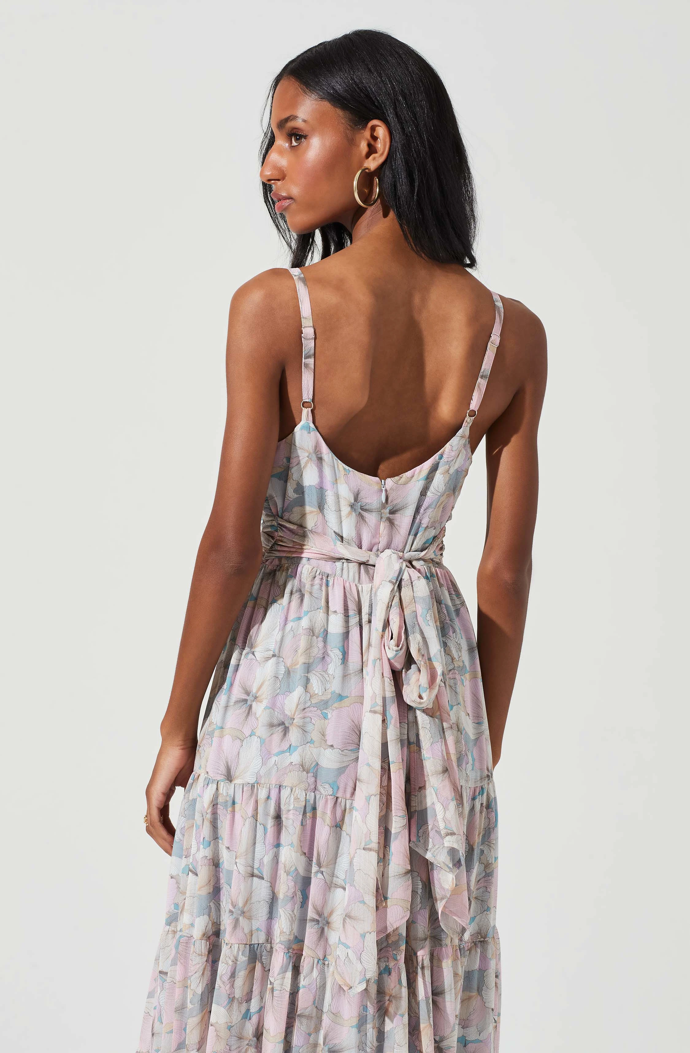 Elsa Floral Tiered Maxi Dress