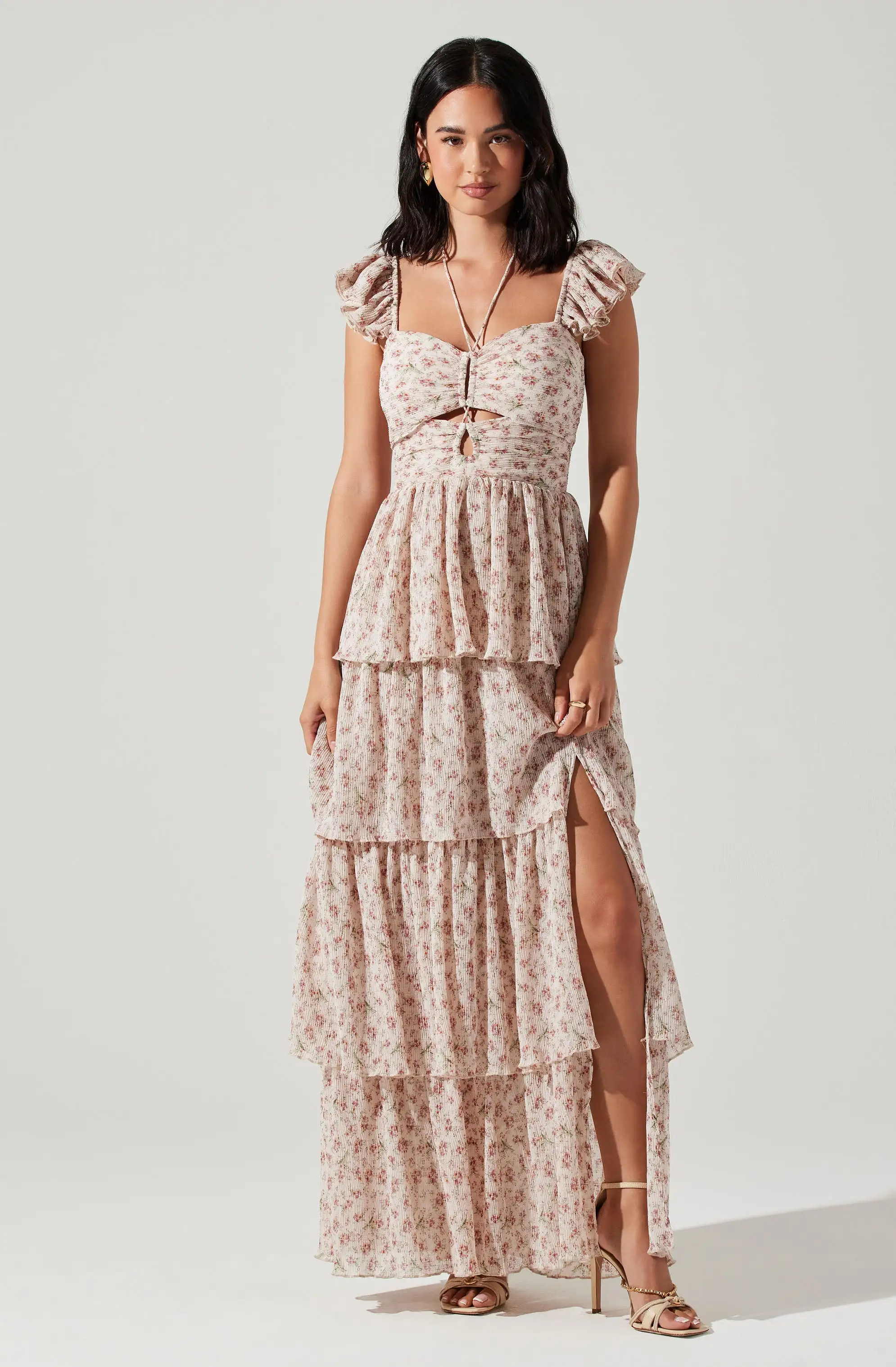 Emmeline Floral Tiered Maxi Dress