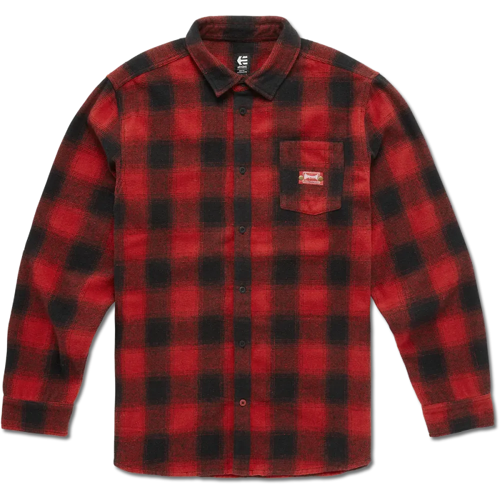 Etnies X Independent Flannel Red