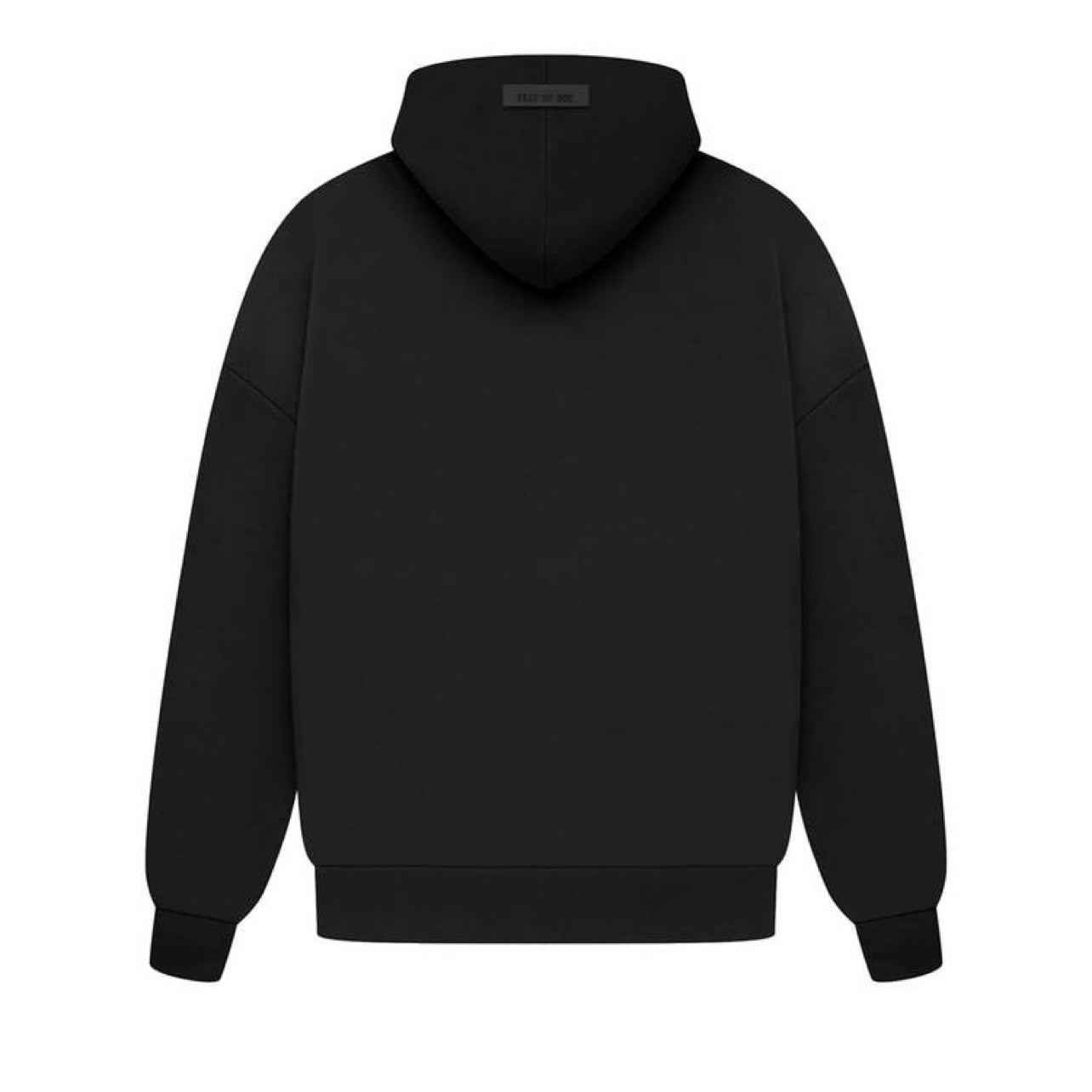 Fear Of God Essentials Jet Black Hoodie