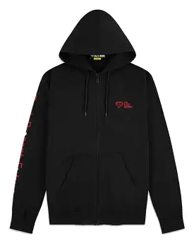 Felpa Uomo Iuter History Zip Hoodie Nero