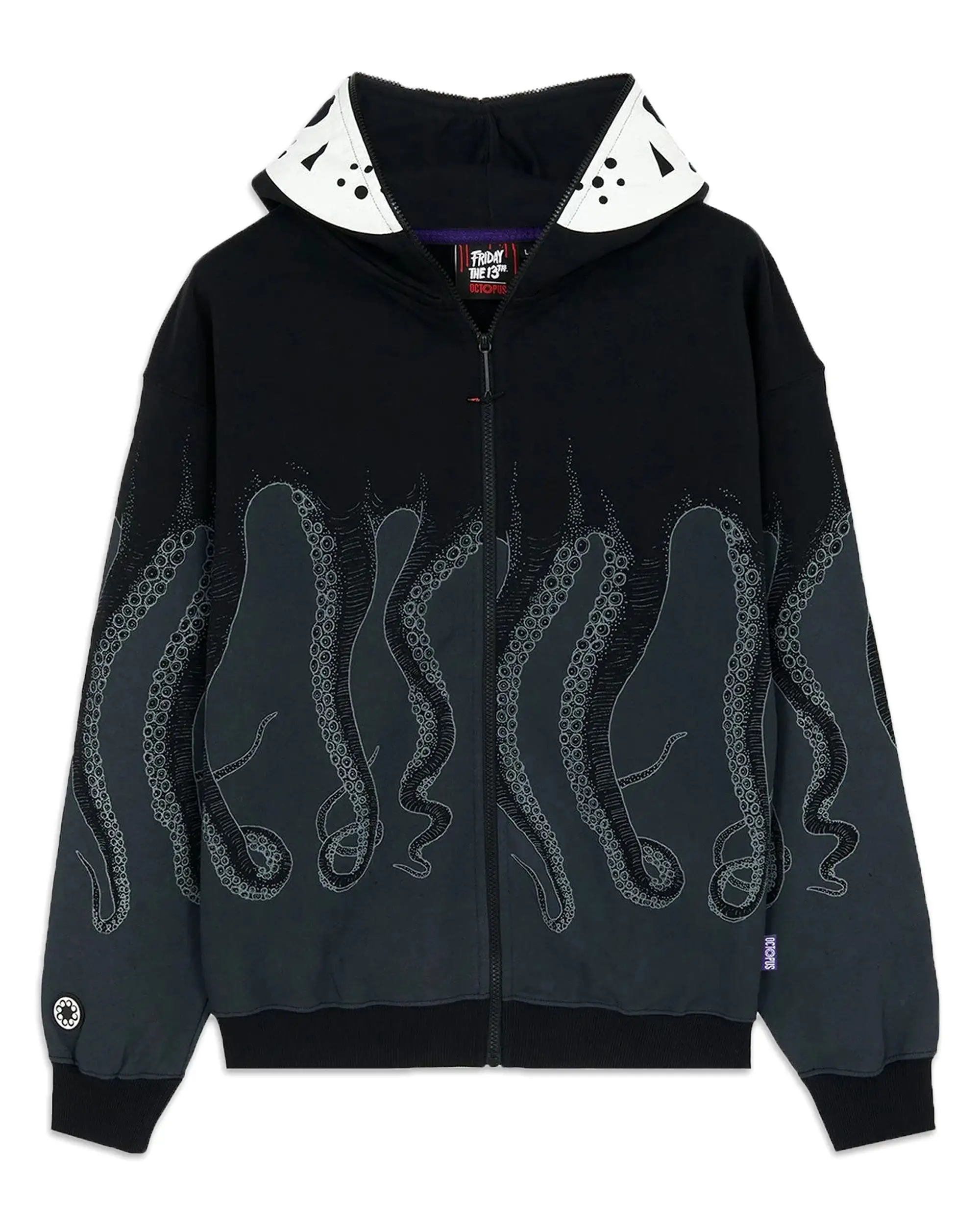 Felpa Uomo Jason Octopus Inner Full Zip Hoodie