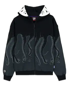 Felpa Uomo Jason Octopus Inner Full Zip Hoodie