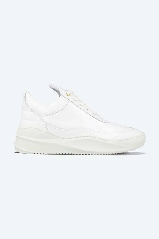 Filling Pieces leather sneakers Low Top Sky Shine white color 25528301901