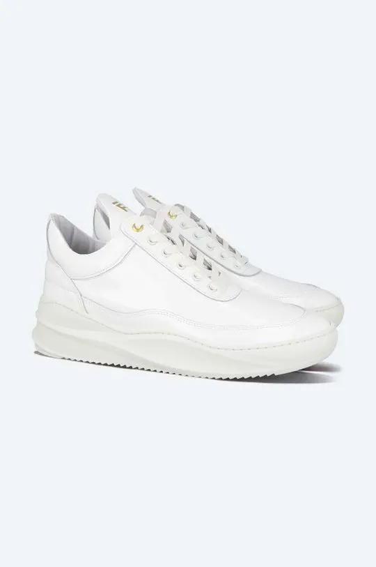 Filling Pieces leather sneakers Low Top Sky Shine white color 25528301901