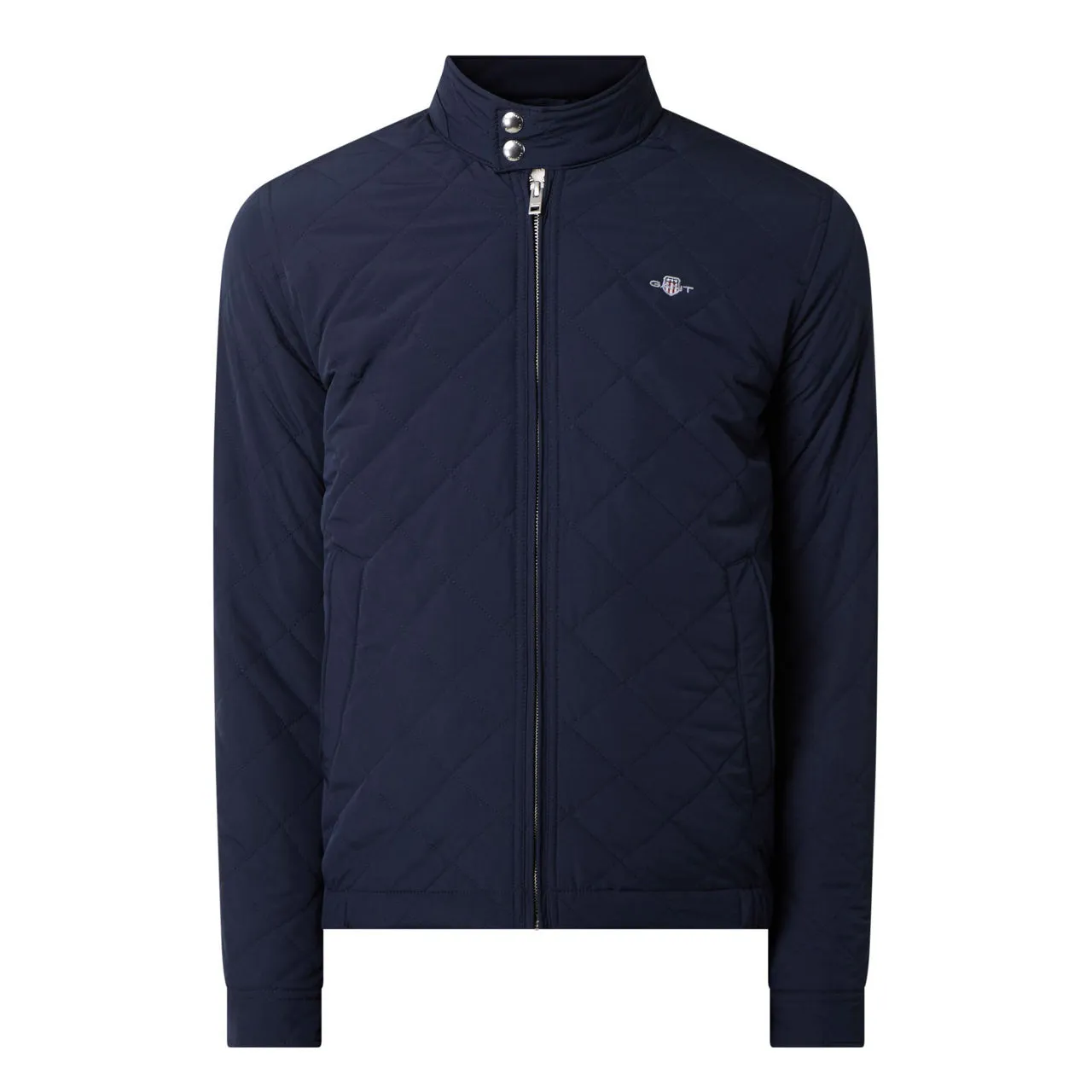 GANT The Sustainable Edit Quilted Zip-Through Windbreaker - Navy