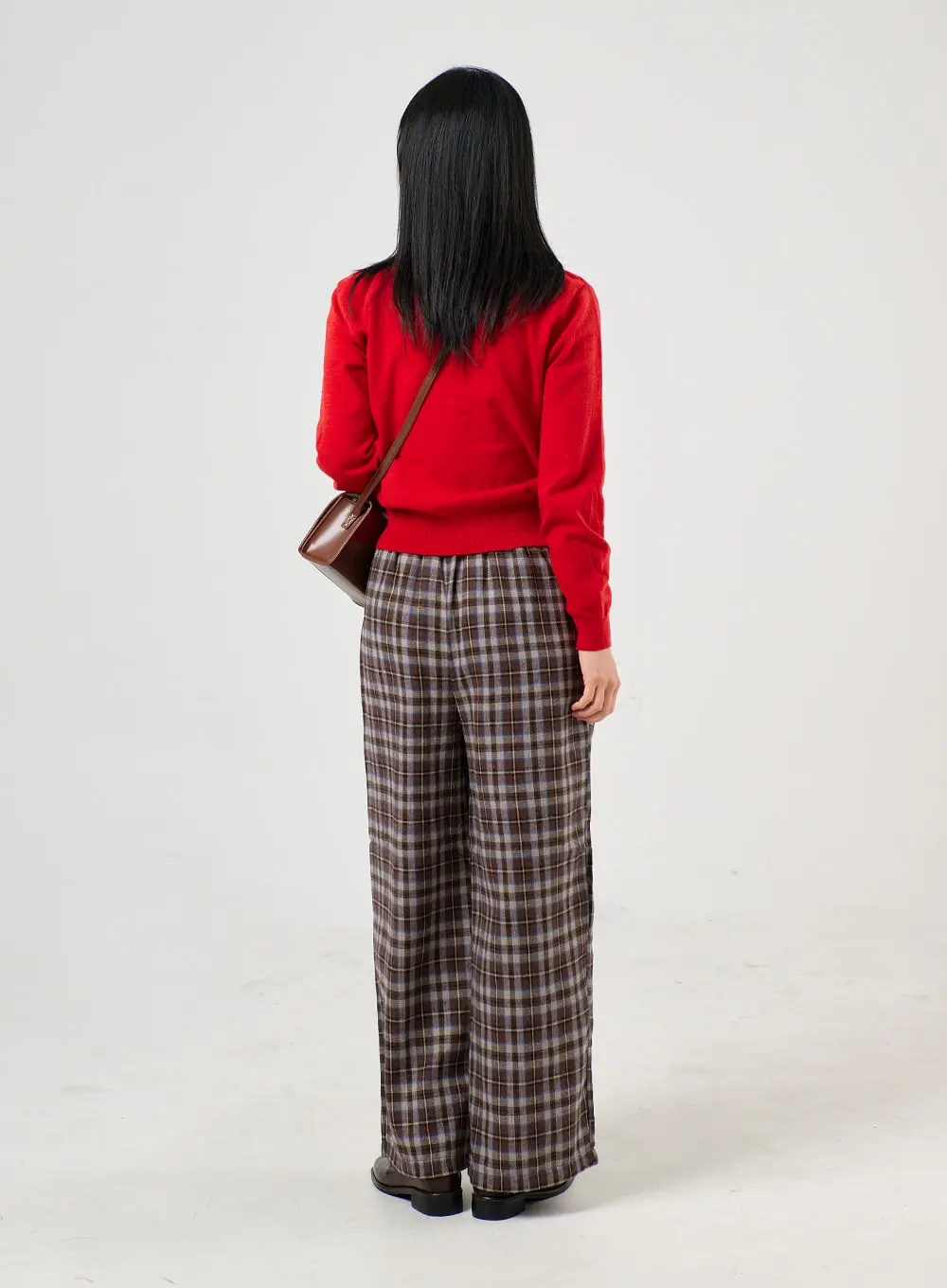 Grandpacore Checkered Wide-Fit Pants OF406