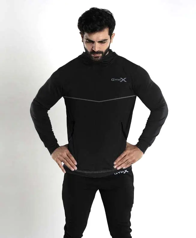 Gymx Black Hoodie - Sale