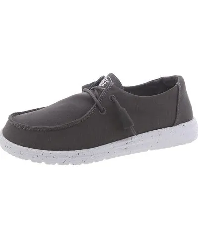 Hey Dude Wendy Slub Womens Slip On Flat Casual And Fashion Sneakers